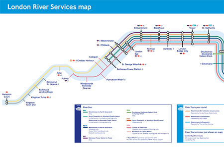 London River Services map