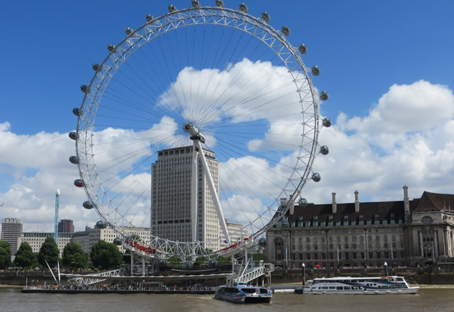 London Eye, landmark near London Dungeon