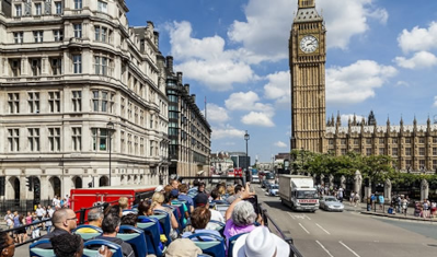 Hop on bus London