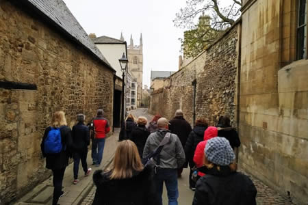 Walking tour of Oxford