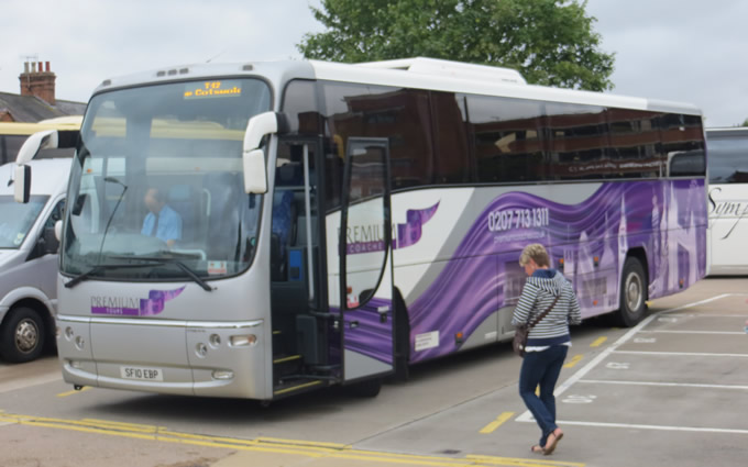Discounted day tours from London on air-conditioned Premium Tours coaches with free Wi-Fi