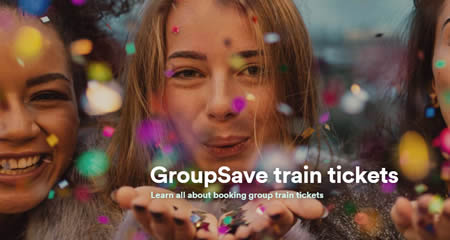 Save 1/3 off your train fare with GroupSave