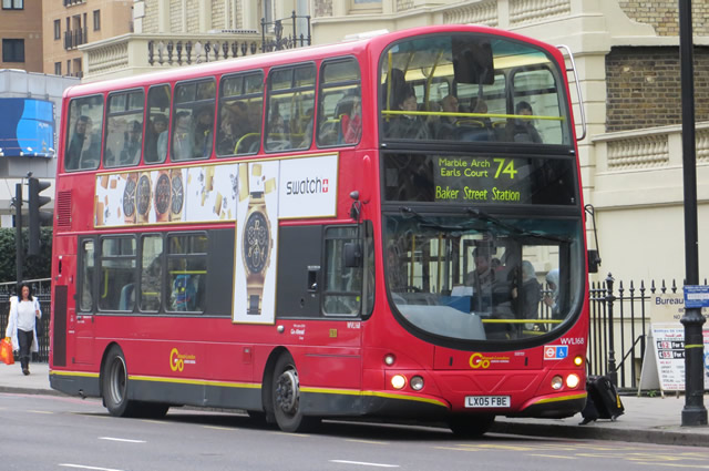 Autobuses en Londres