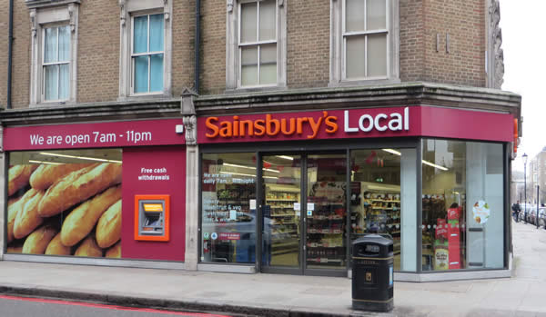 Sainsburys Local  London Kensington Earls Court