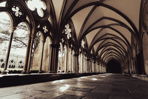 Salisbury Cathedral cloisters