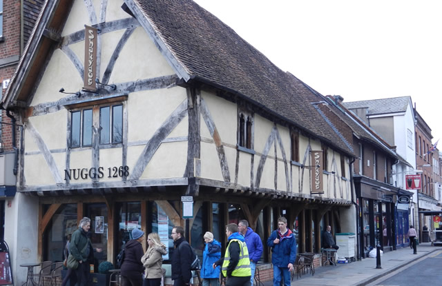 Tudor cafe in Salisbury town centre
