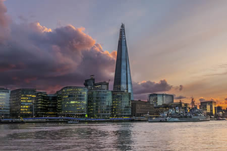 View from the Shard with Railways 2FOR1 scheme