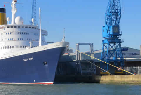 Cruise Ship Southampton City Terminal