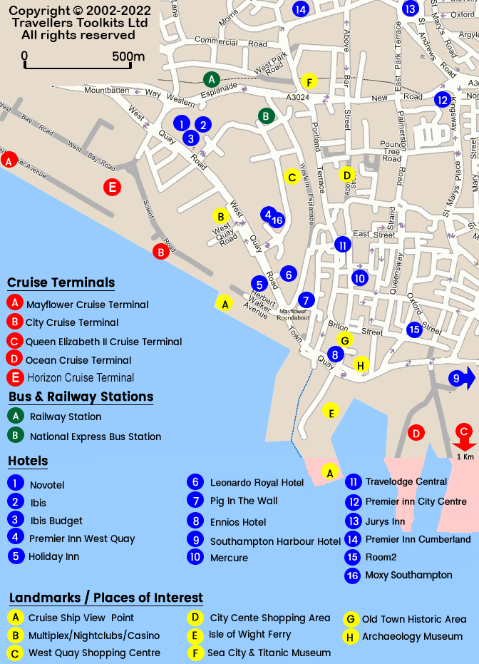 hotels near julia street cruise terminal