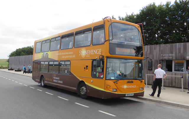 The Stonehenge tour bus from Salisbury