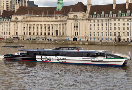 Uber Boat Thames Cruise with London Pass