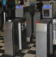 London Underground Ticket Barrier