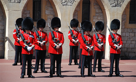 Changing of the Guard at Windsor Castle