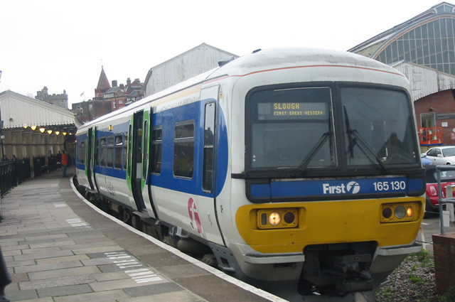 London train at Windsor Central Station