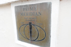 Prime Meridian plaque, Park Vista, Greenwich, London