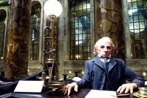 Gringotts goblin at Warner Bros Studio Tour - The Making of Harry Potter
