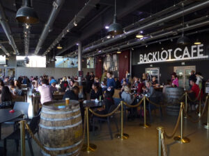 Backlot Studios cafe at Warner Bros Studio Tour London