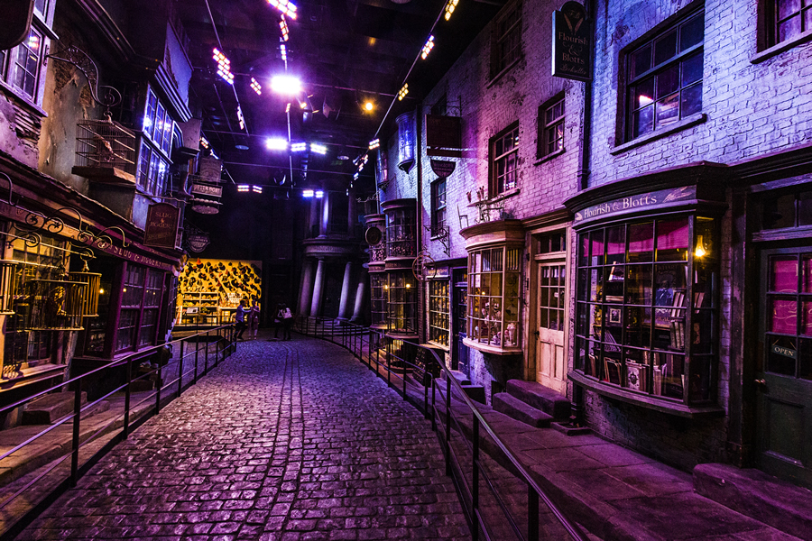 Diagon Alley at Warner Bros Studio Tour London - The Making of Harry Potter