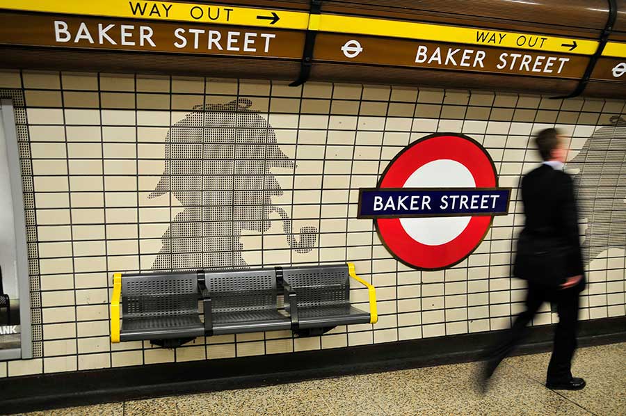 London Sherlock Holmes walking tour, Baker Street