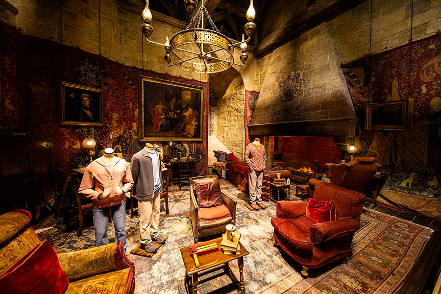 Harry Potter Gryffindor common room at warner bros studios, london, watford.