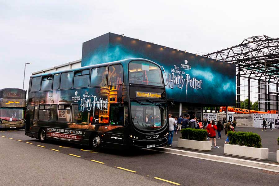 Most of family visits to London cover Harry Potter studio tours which is a bit out of London, in Watford. A tour makes it easy by solving the transportation with luxury coaches.