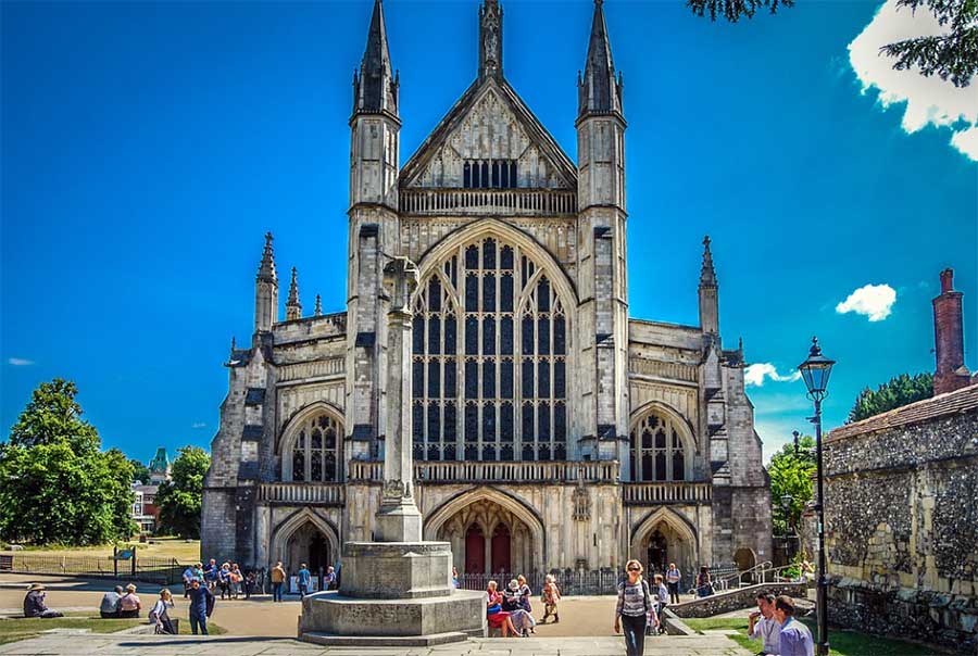 Winchester trip on the way to Southampton from or to London.