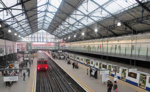 Earls Court Underground Station London