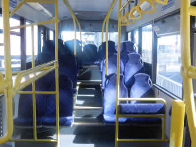 Heathrow Hoppa Bus Interior