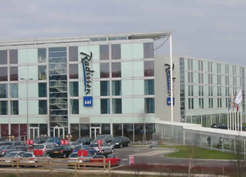 Radisson Blu Hotel Stansted Airport the closest hotel to terminal