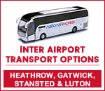 Airport to airport transfer choices from Heathrow Airport