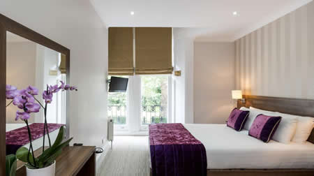 Affordable mid-range hotels are plentiful in Bayswater - such as the London House Hotel.