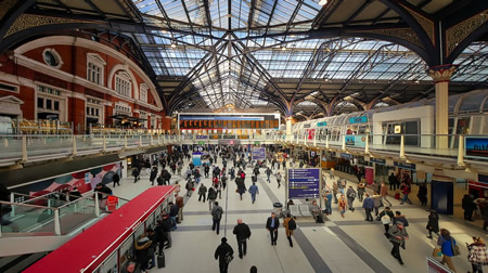 Transfer to Liverpool Street station from London airports