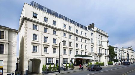Royal Eagle mid-range hotel near Paddington rail station, London