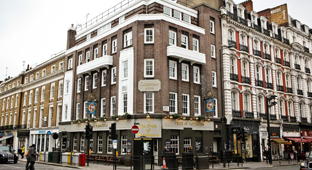 Pride of Paddington hostel, London