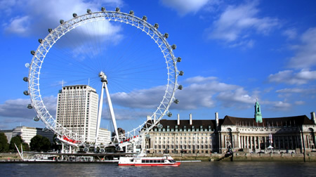 County Hall by london Eye, Waterloo, London