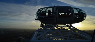 London Eye near Waterloo, London