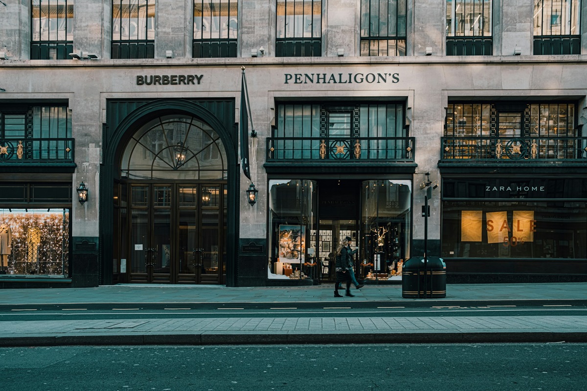Row of stores on Regent Street