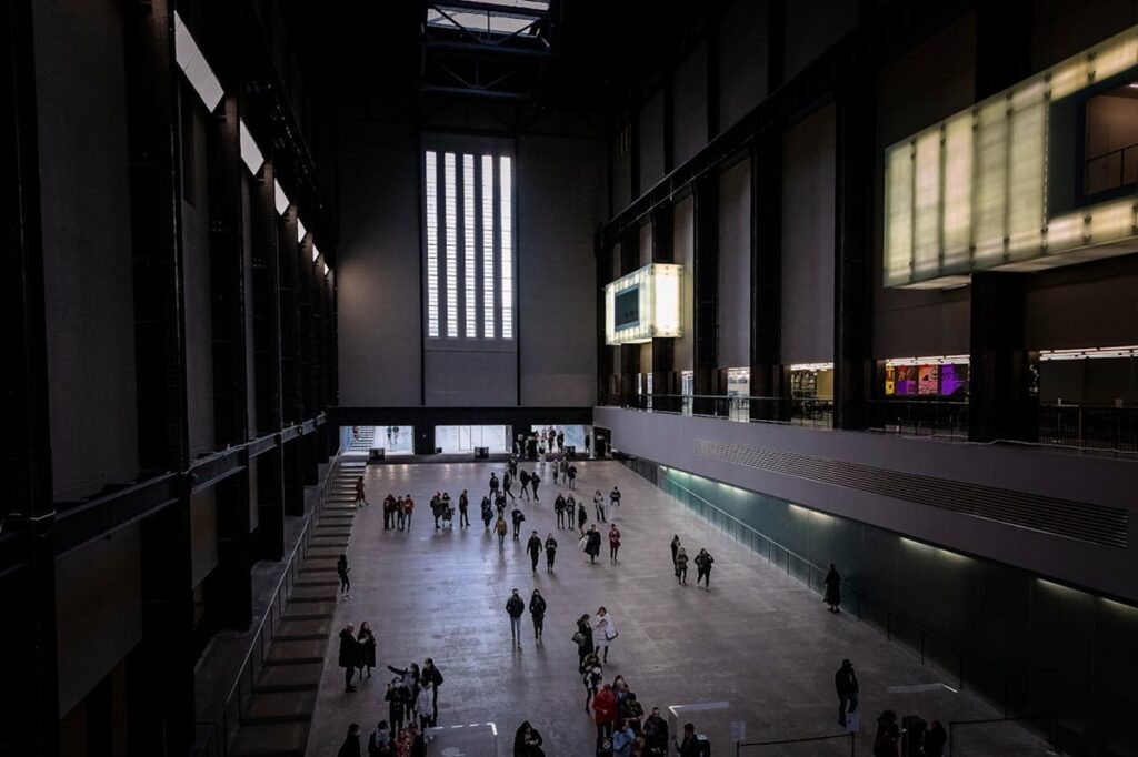 Large interior of Turbine hall