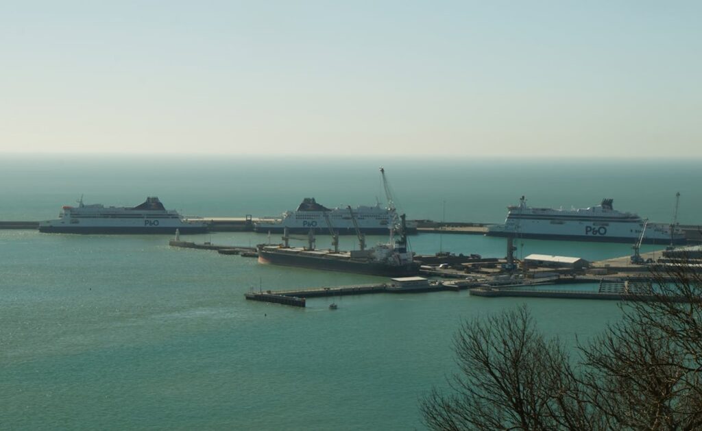 3 Ferries in Dover Port