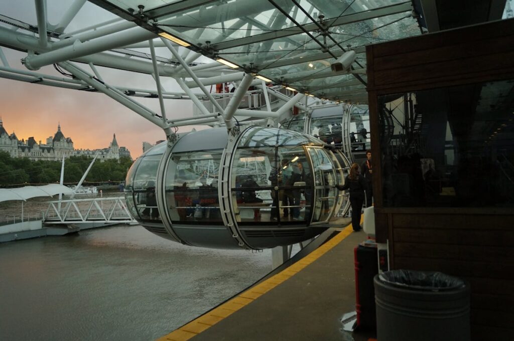 Entrance to the London Eye
