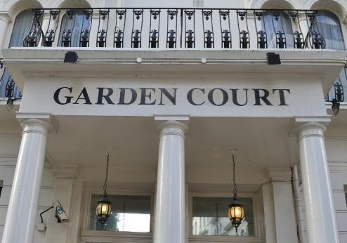 Entrance to the Garden Court Kensington Gardens