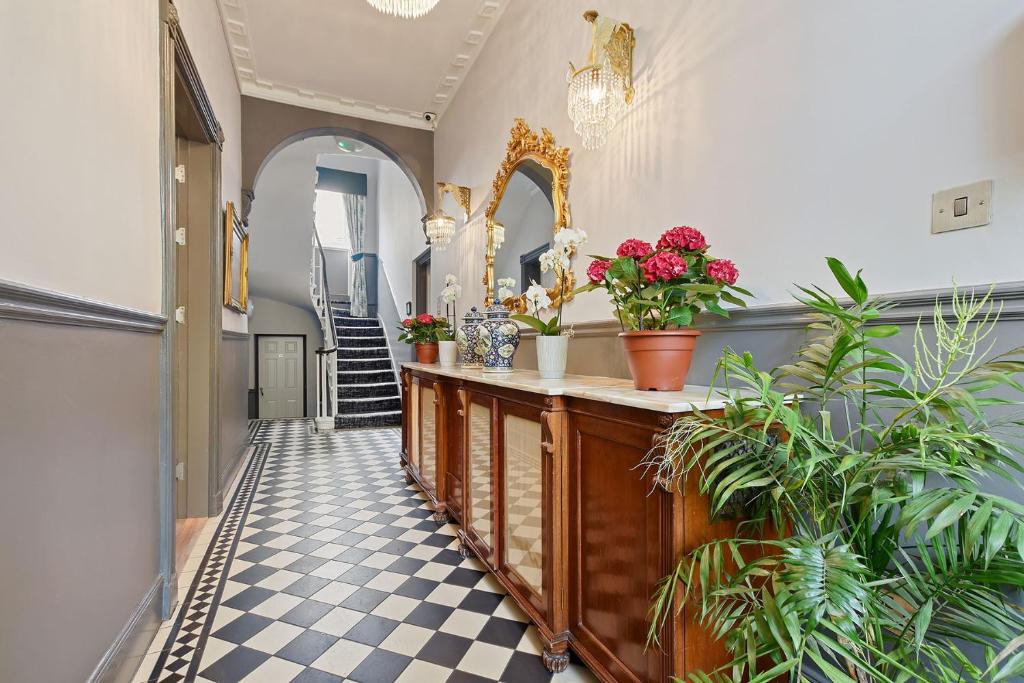 Interior view of the entrance hall of the Judd hotel Camden
