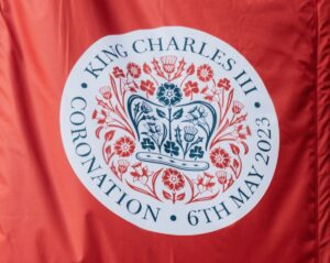 King Charles III coronation flag May 2023