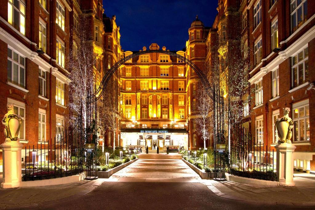 External view of gated entrance to St. Ermin's Hotel