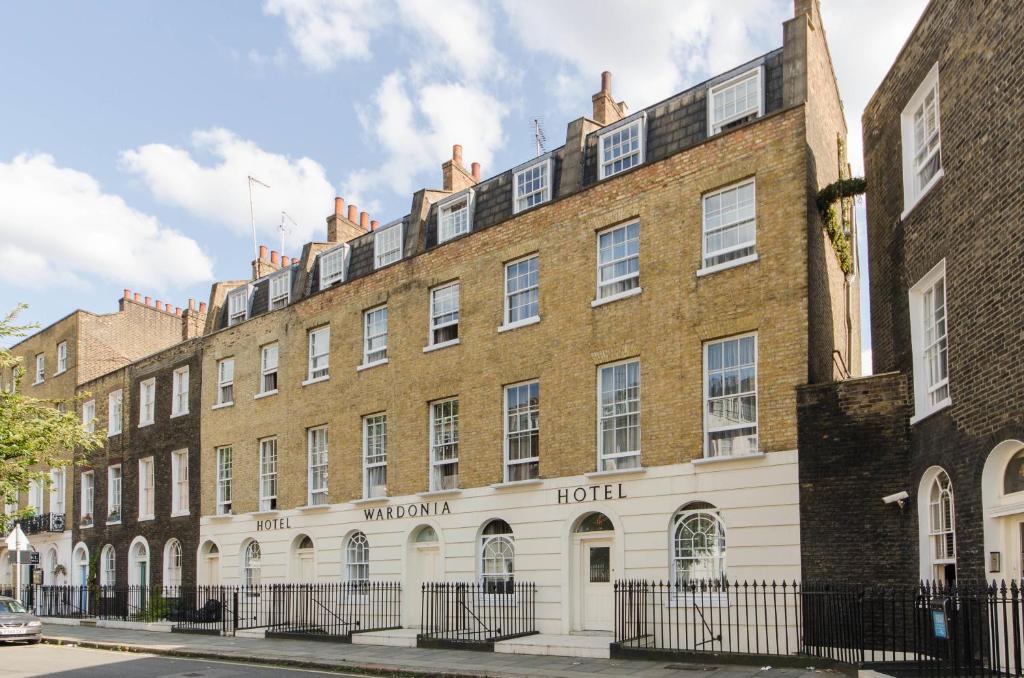 External view of the Wardonia Hotel Kings Cross London