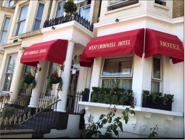 External view of the West Cromwell hotel Kensington