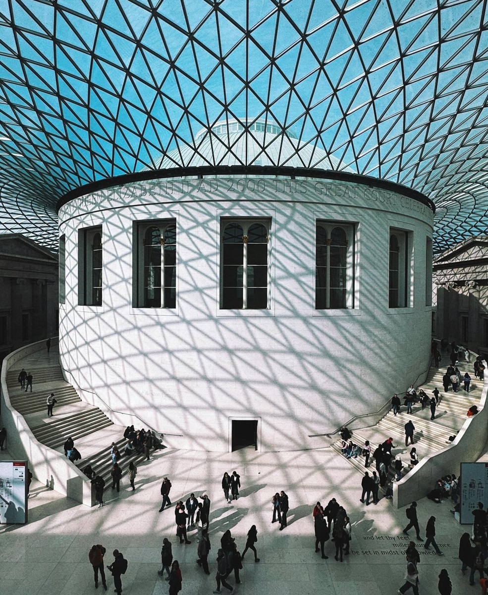 Interior View of the British Museum London