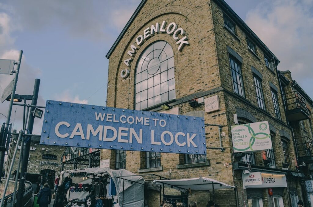 Entrance to Camden Lock market
