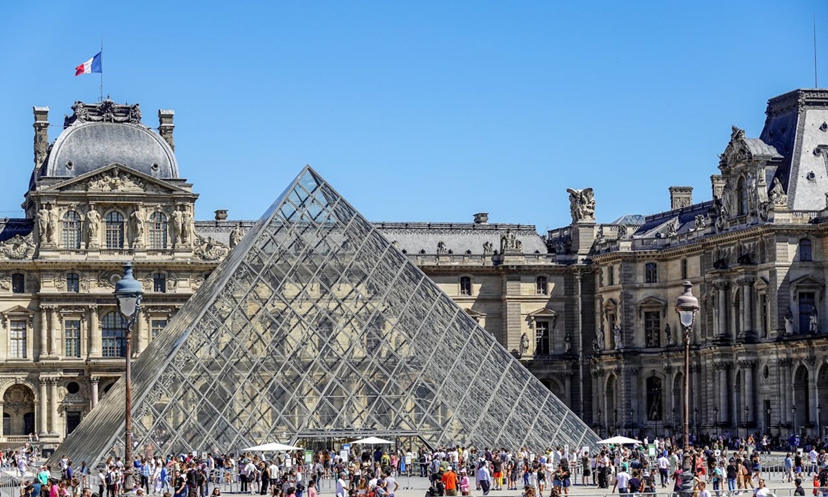 The Louvre museum in Paris