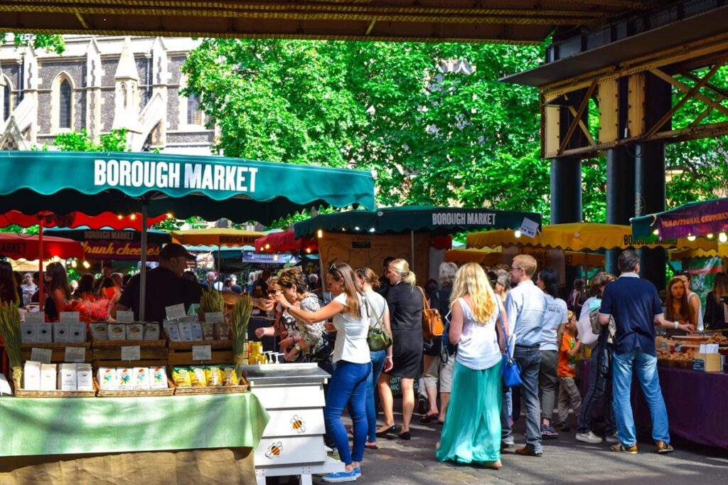 Borough Market stalls